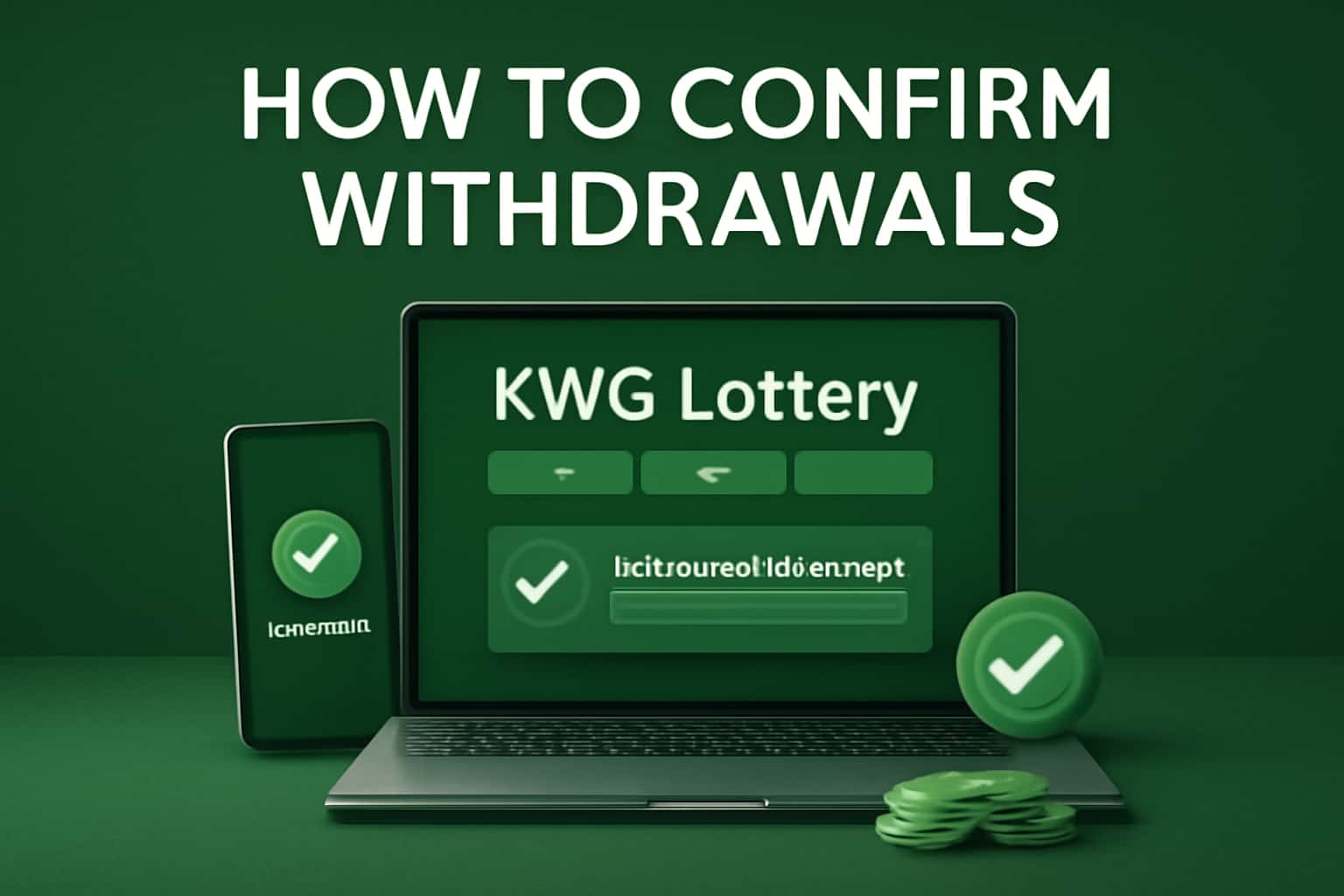 An informative visual on confirming KWG Lottery withdrawals.