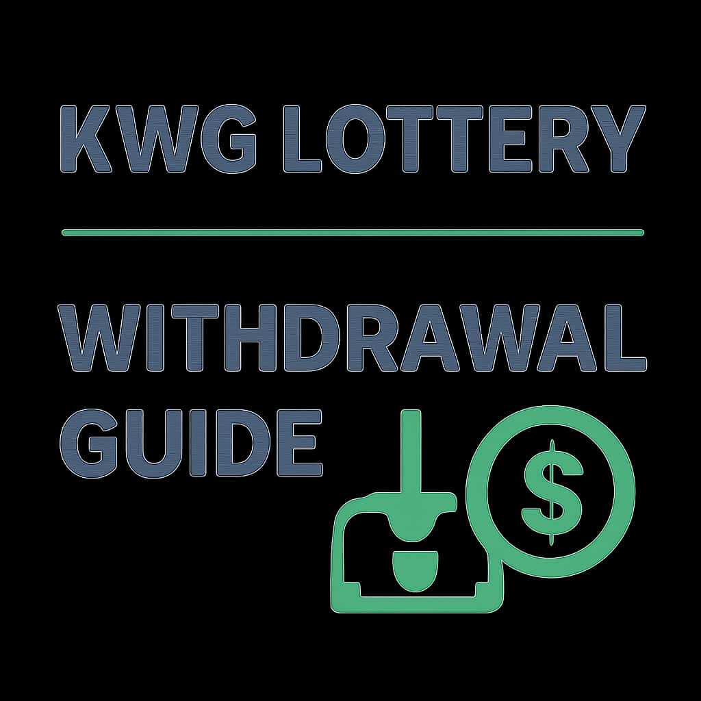Diagram illustrating the KWG Lottery withdrawal process.