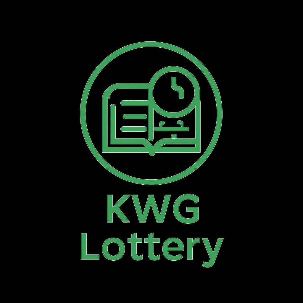 A professional badge symbolizing the guide on KWG Lottery withdrawal timelines.