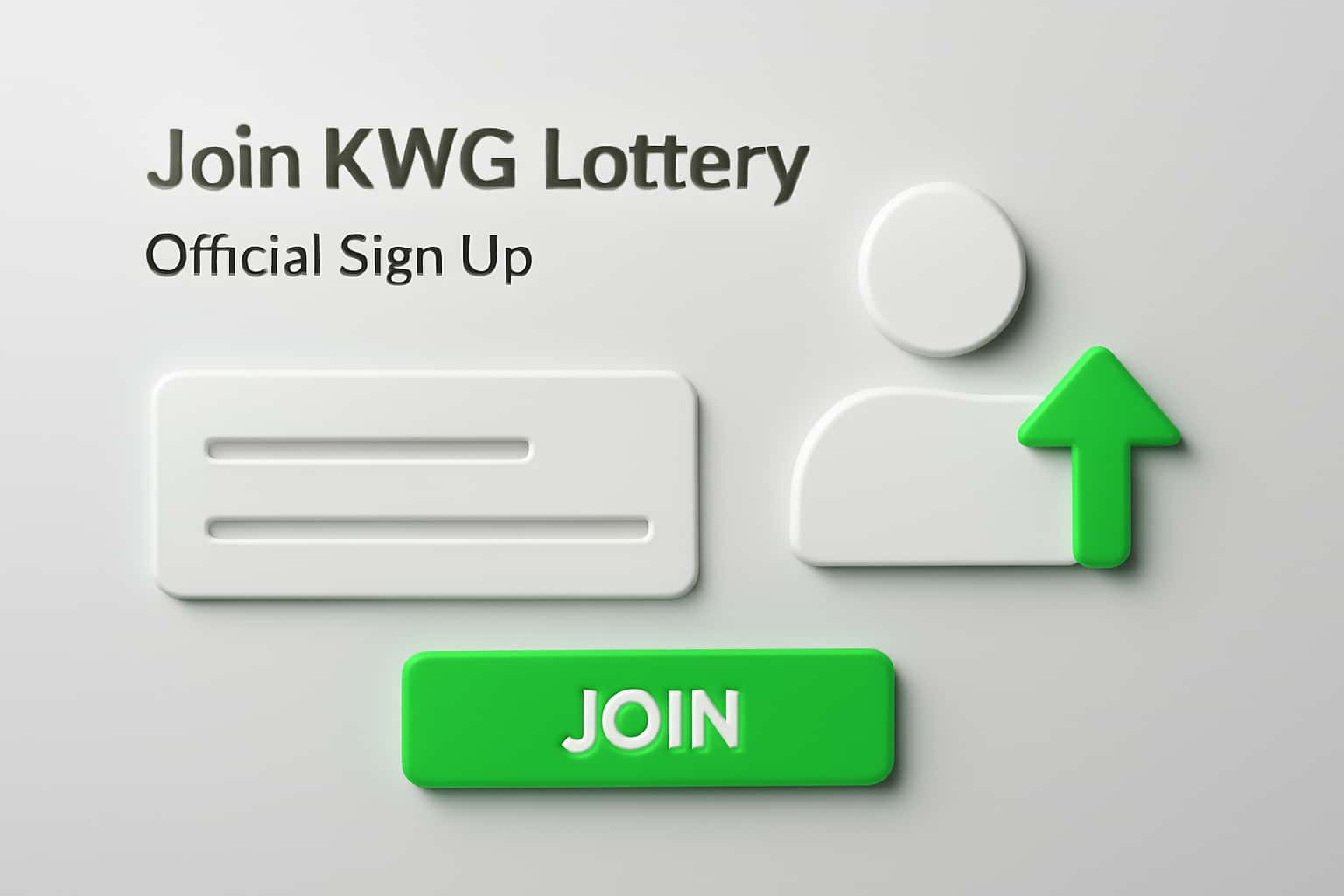 Join KWG Lottery - Official Sign Up Interface